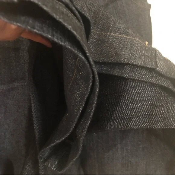 BOOM BOOM Jeans Womens Juniors 7 Low Rise Jeans Dark Wash Buttons NWOT - Picture 9 of 14